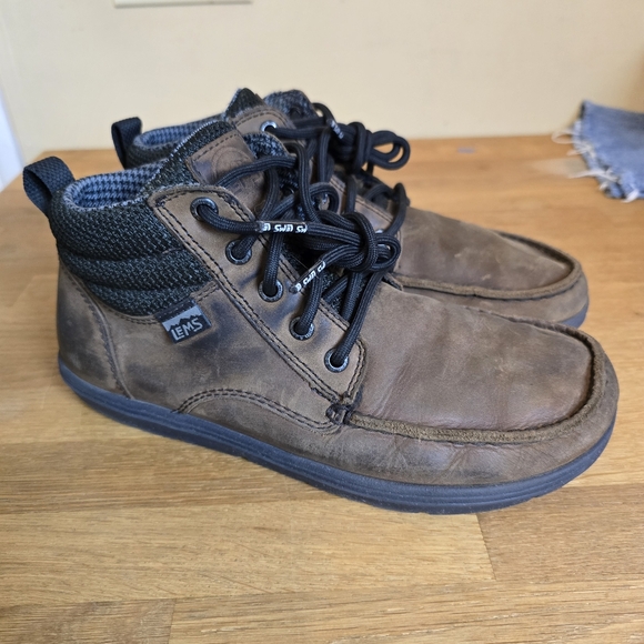 Lems Boulder Boot Mid Leather Shoes In Umber M 8 / W 9.5 - Picture 1 of 16